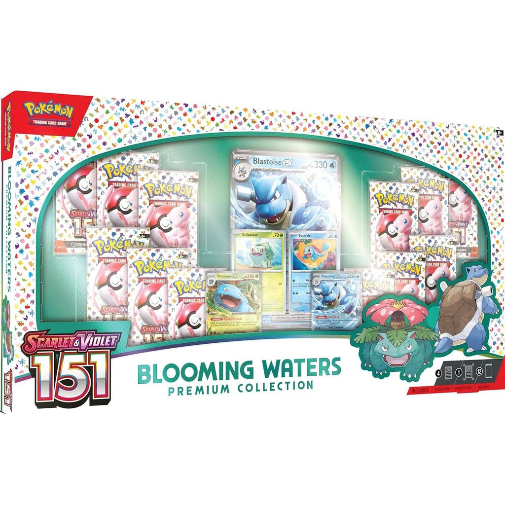 Pokémon Karmesin & Purpur 151 Blühende Gewässer Premium-Sammelbox