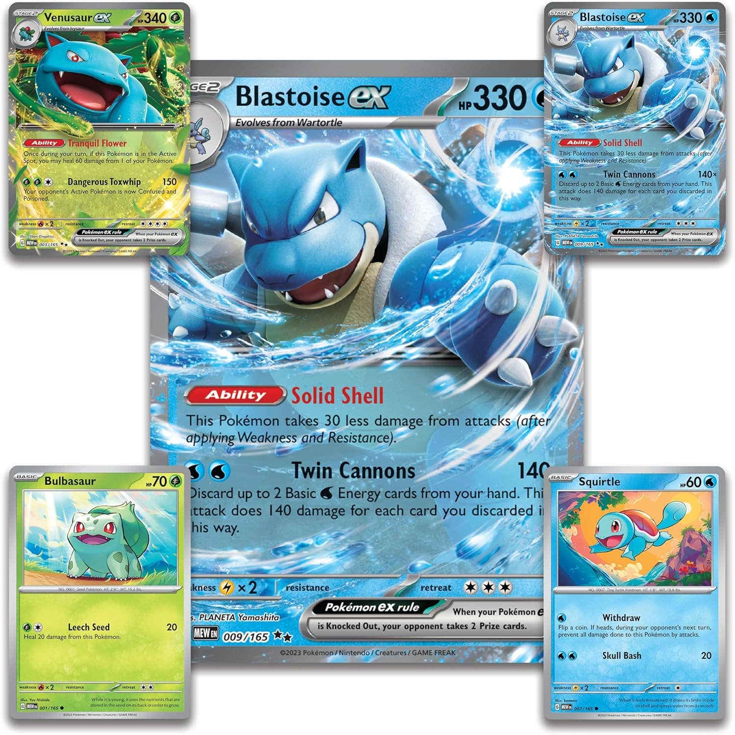 Pokémon Karmesin & Purpur 151 Blühende Gewässer Premium-Sammelbox