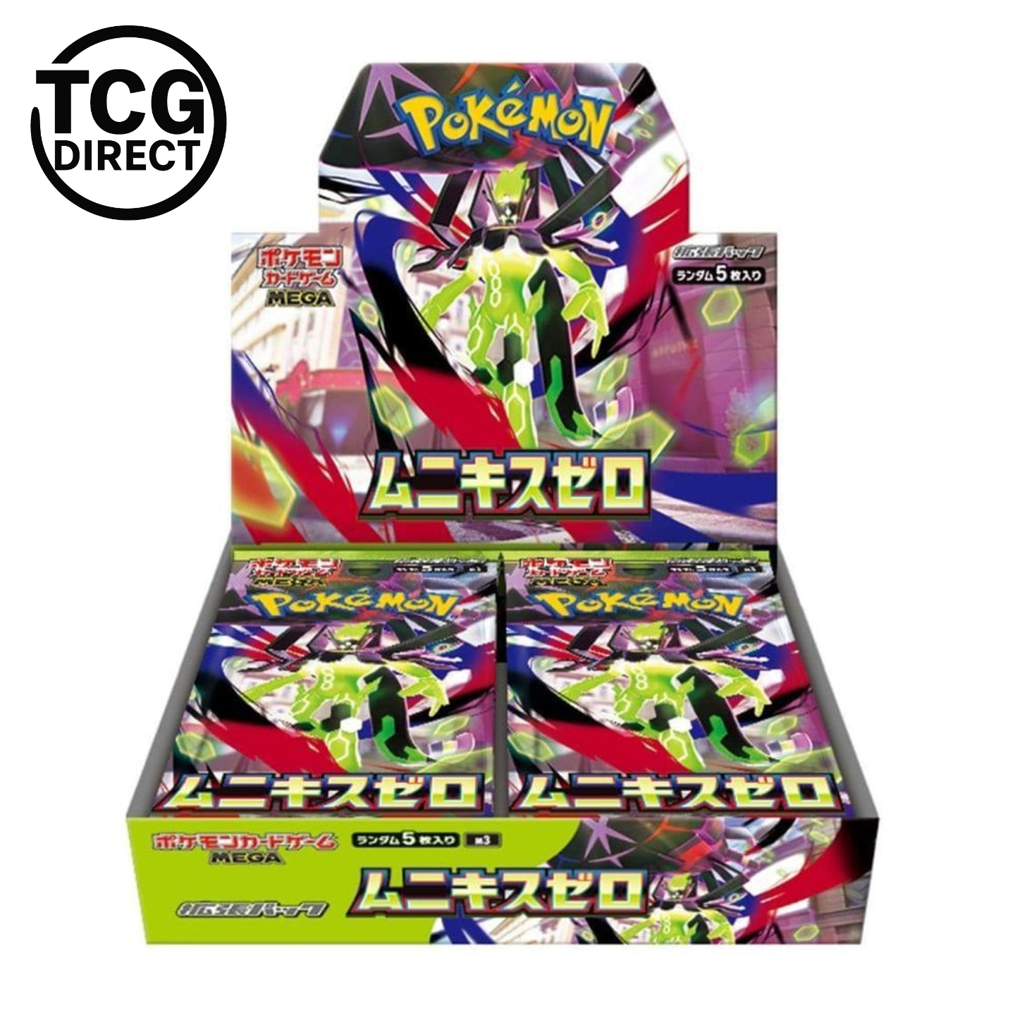 Display Munikis Zero MEGA M3 30 Booster japanischer Pokémon