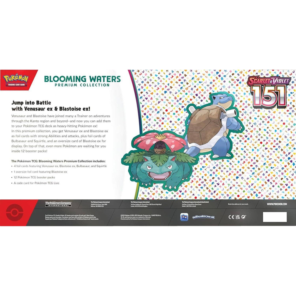 Pokémon Karmesin & Purpur 151 Blühende Gewässer Premium-Sammelbox