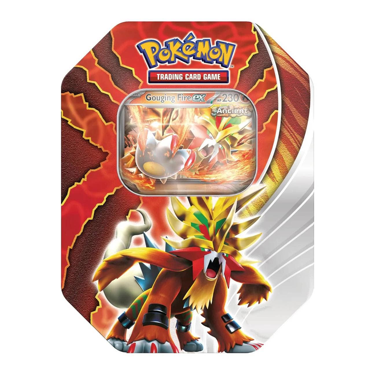 Pokémon-Sammelkartenspiel: Paradoxe Schicksale Ex-Dose (Gouging Fire Ex)
